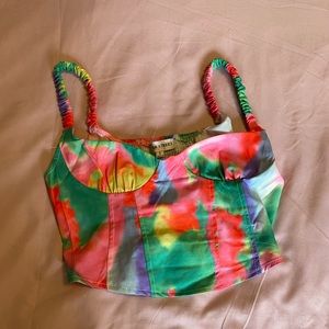 Charcoal Clothing bustier top